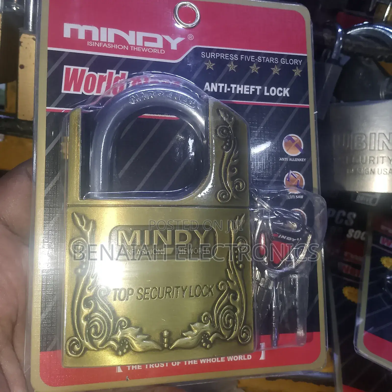 Mindy Padlock 70 Mm Strong and Secure Padlock