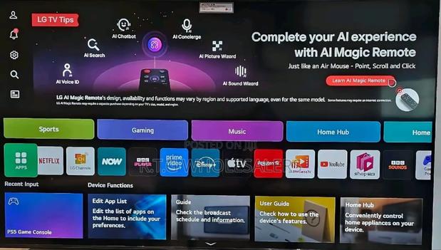 Lg 75” Qned80 Ai Uhd Webos Tv - thumbnail 3