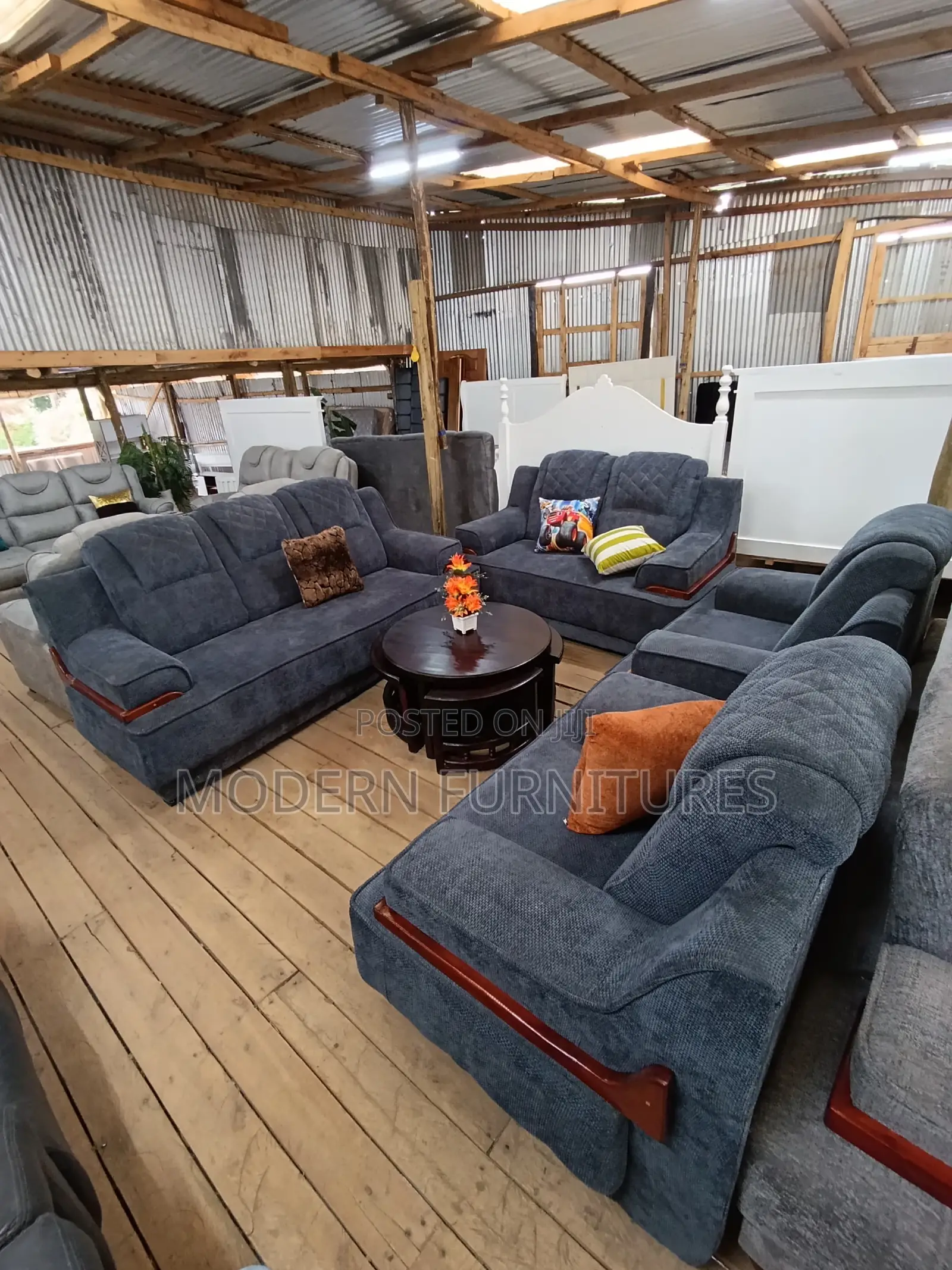 Dark Brown Monster 7 Seater Sofa