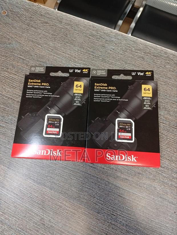 Sandisk Extreme Pro 64gb Sd Card 200mbps