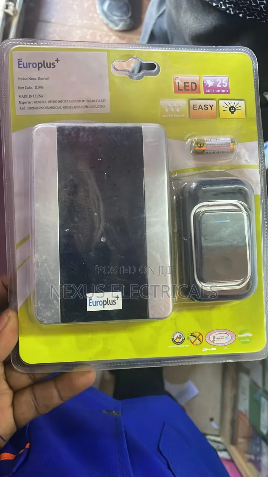 Wireless Digital Doorbell Europlus