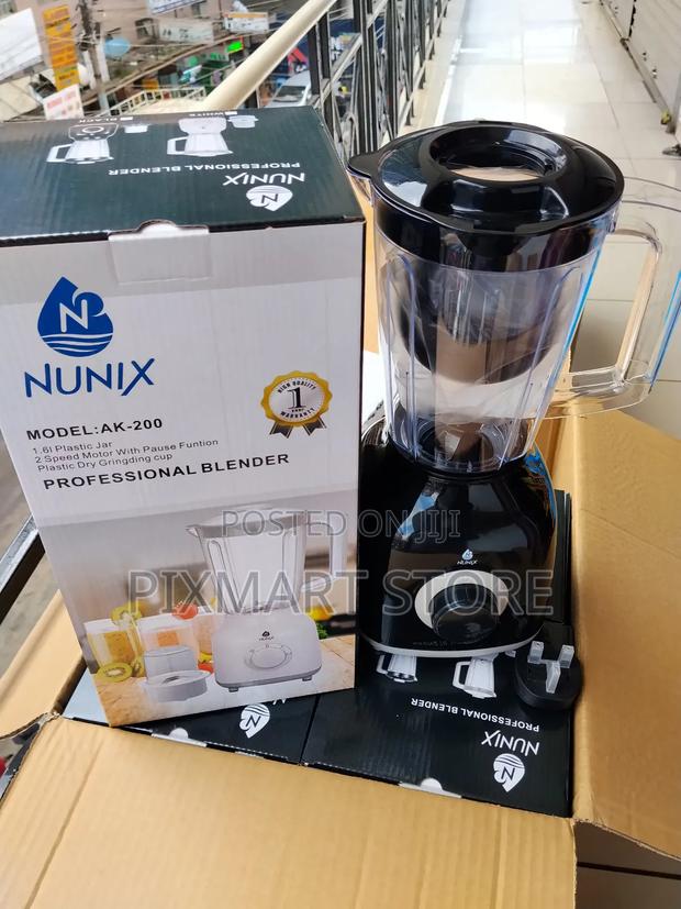 Nunix Ak-200 1.5l Blender With Grinder – 350w Motor