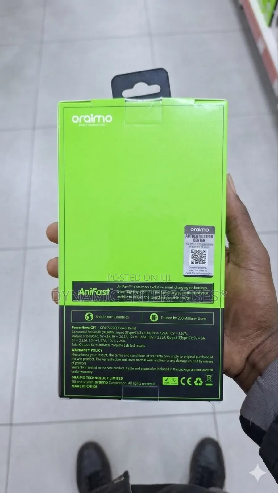 Oraimo Powernova Qf1 27000mah Power Bank