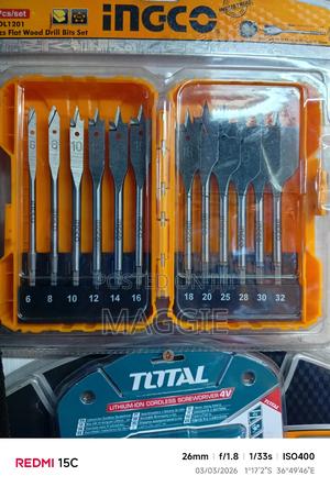 Flat Wood Drill Bit Set - thumbnail 2