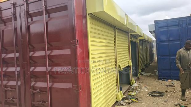 20 Ft Container Converted Into 3 Shops - main view