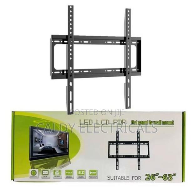 Generic 26"-63" Black Fixed Tv Wall Mount Bracket Jf3w