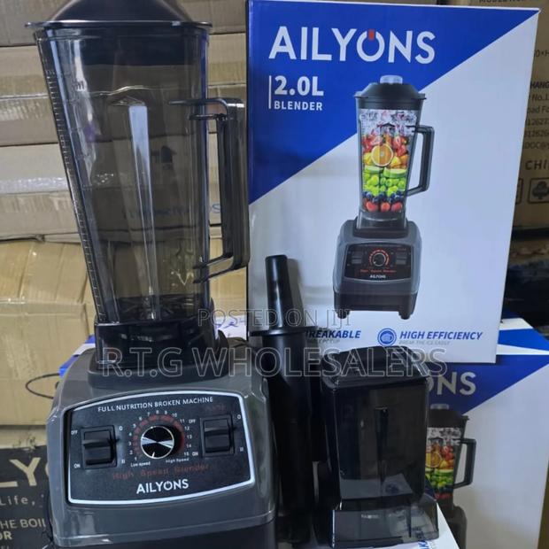 Ailyons Heavy‐Duty 2‐In‐1 Blender Machine