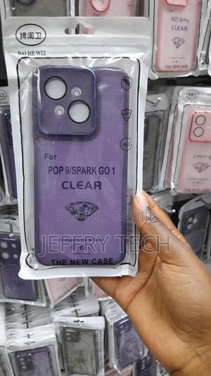 Milder Matte Transparent Case Blank Bumper Frosted Tecno Pop 9 Case - thumbnail 2