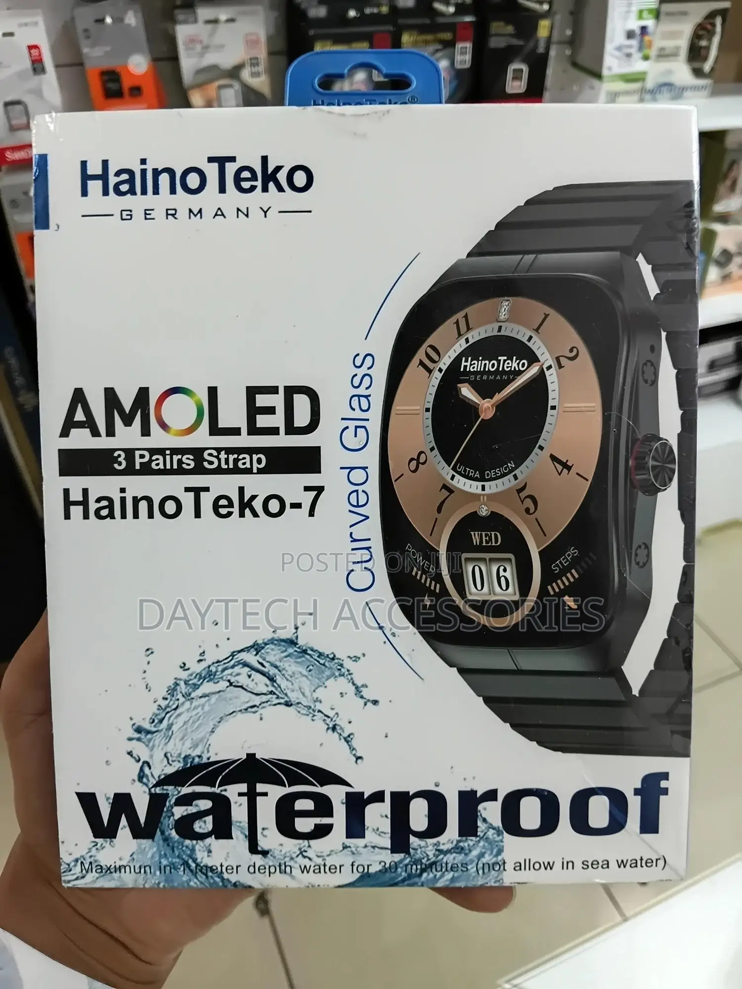 Germany Haino Teko-7 Waterproof Curved Amoled Diplay Smartwatch