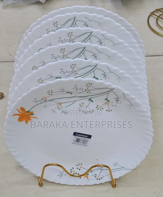 *Set of 6 Luminarc(Ziva Peach)Plates