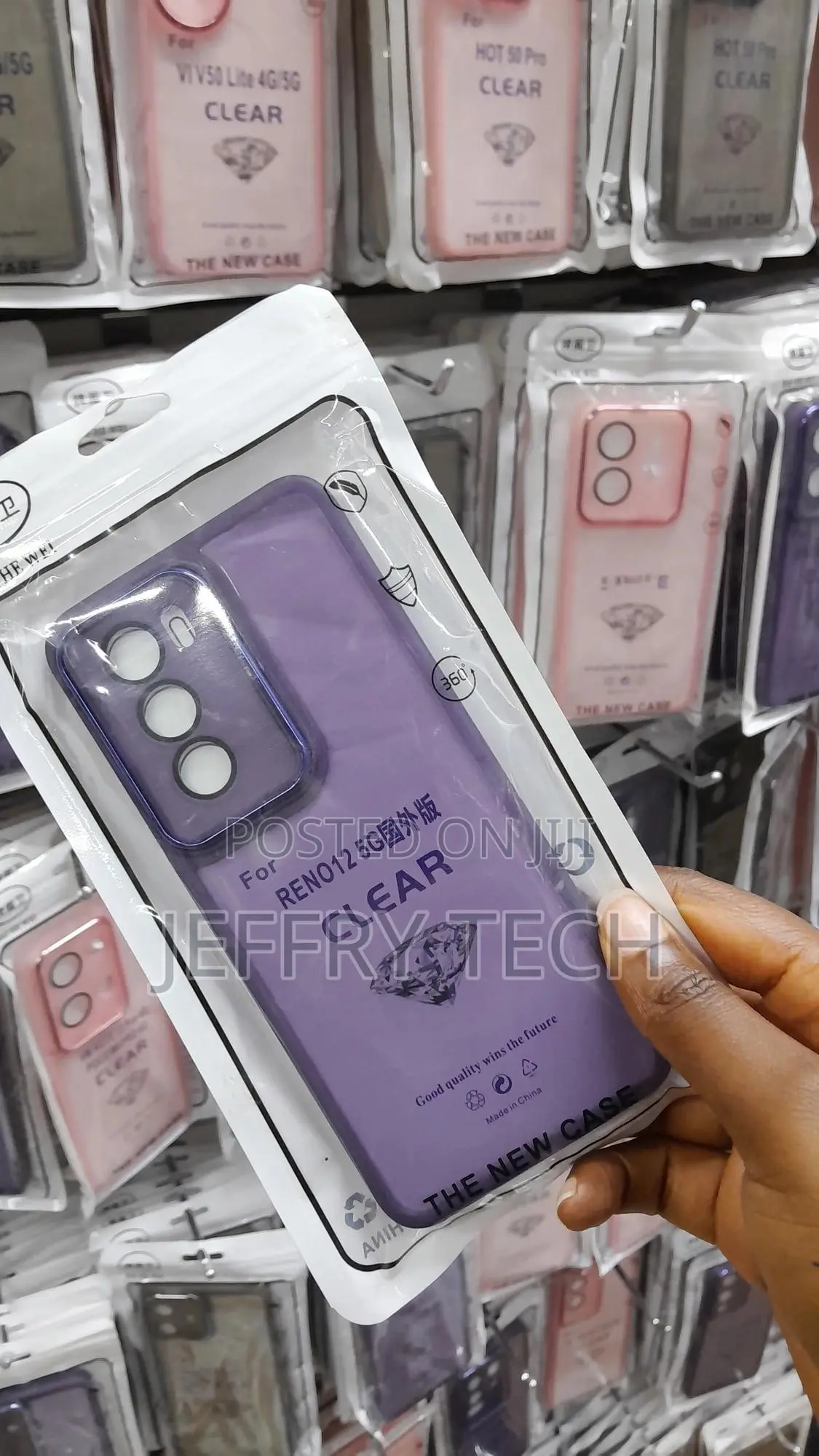 Mibac Matte Transparent Case Blank Bumper Frosted for Oppo Reno 12 5g