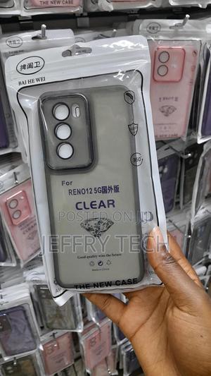 Tuutpu Oppo Reno 12 5g Translucent Matte Back Hard Pc Case -Gray - thumbnail 2