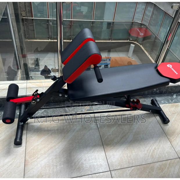 Foldable Decline Sit-Up Gym Bench for Core Workouts