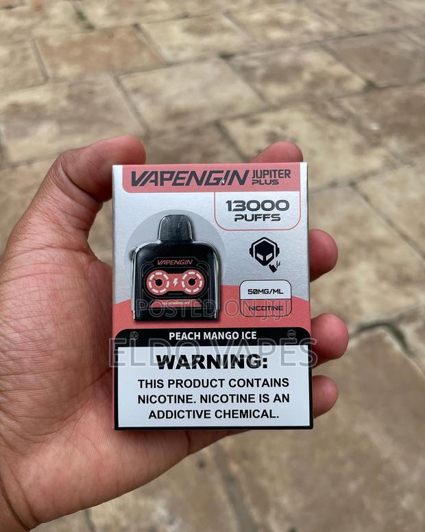 Vapengin Jupiter Plus 13000 Puffs Pod - Peach Mango Ice - main view