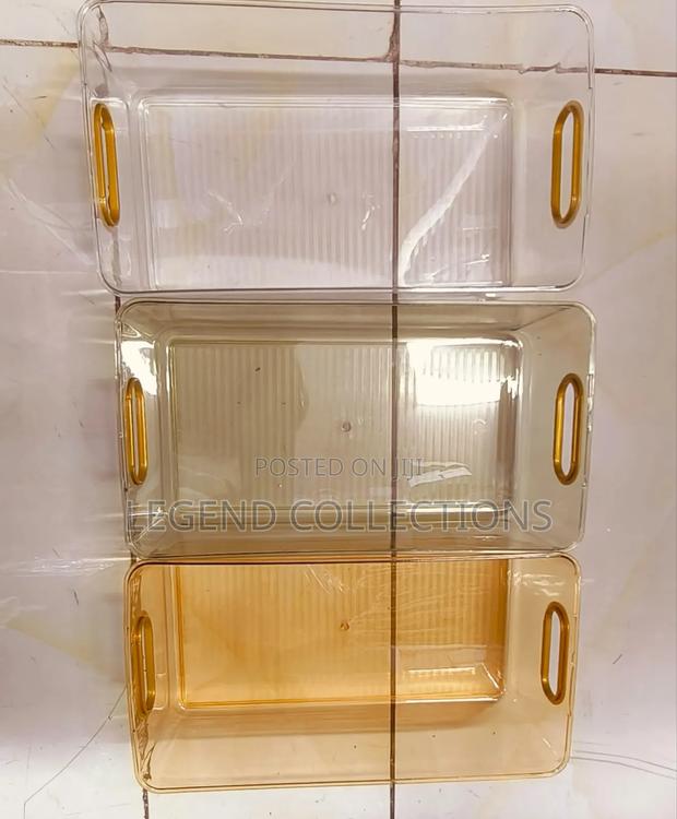Big Acrylic Storage Fridge Organizer - main view