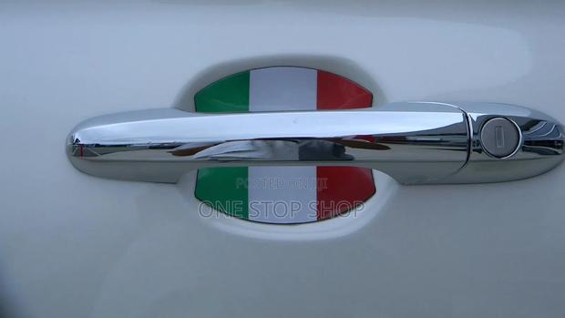 4pcs Irish Flag Car Bowl Fingers Antiscratch Sticker Guards - main view