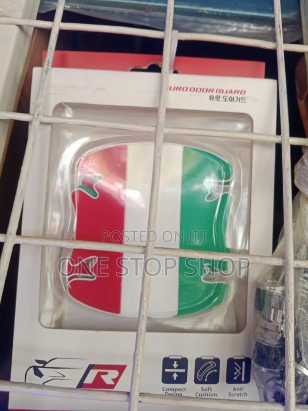 4pcs Irish Flag Car Bowl Fingers Antiscratch Sticker Guards - thumbnail 2