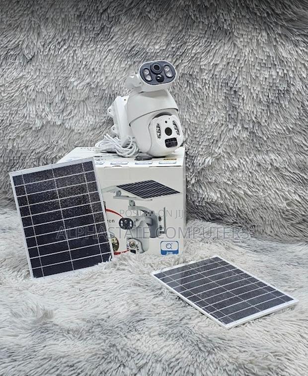 Dual Len Solar CCTV Camera 6mp Hd Remote Phone Viewing Security Camera - main view