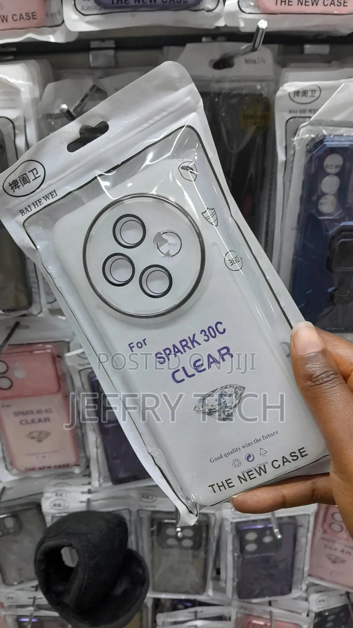 Nusky Tecno Spark 30c 4g Transparent Clear Case