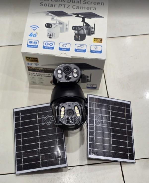 Simcard Solar Powered 4g Gsm Ptz 360 And Dual Lens Camera – Ubox