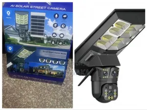 Solar Powered CCTV With 450w Street Light