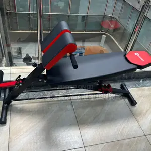 Adjustable Decline Sit-Up Bench With Leg Support