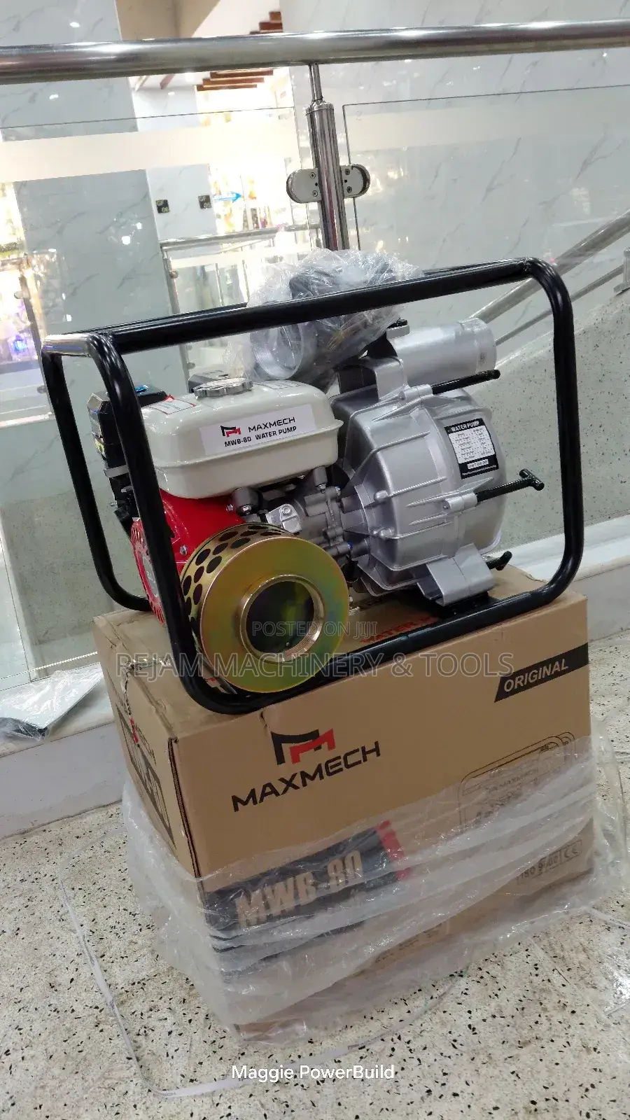 Maxmech 3" MWB-80 Petrol-Powered Sewage/Trash Pump.