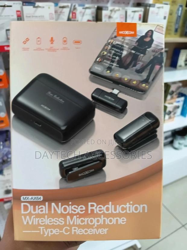 Moxom Mx-Ax64, Live Broadcast Dual Wireless Microphone (Type-C) - thumbnail 2