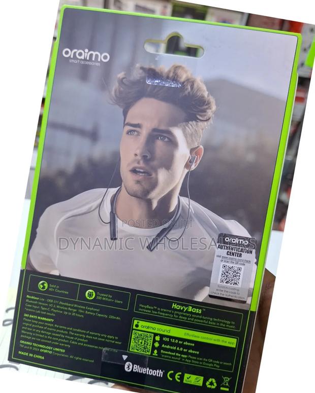 Oraimo Necklace Lite Wireless Headphones - main view