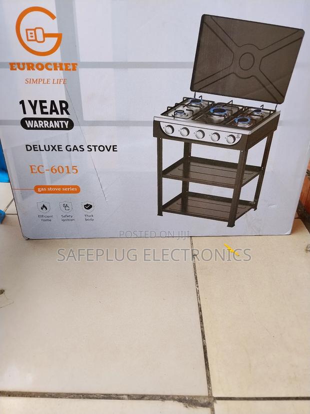 Eurochef 5 Burner Standing Cooker With Shelves