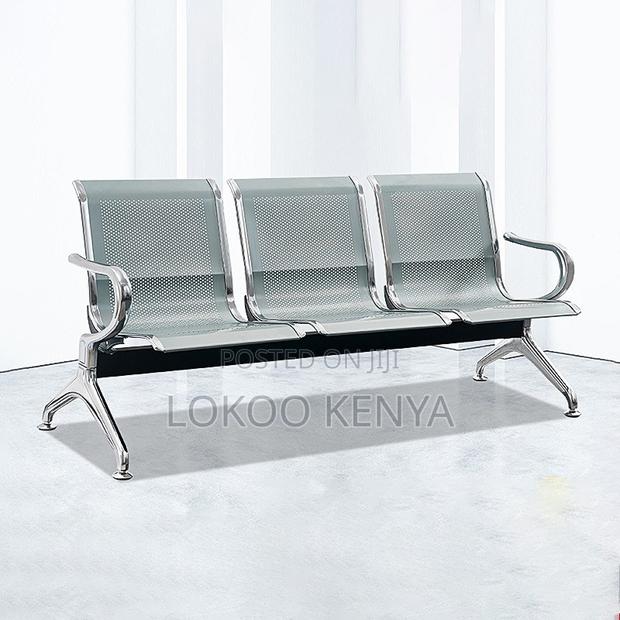 Office Bench ; 3-Link Steel Reception Office Bench - thumbnail 15