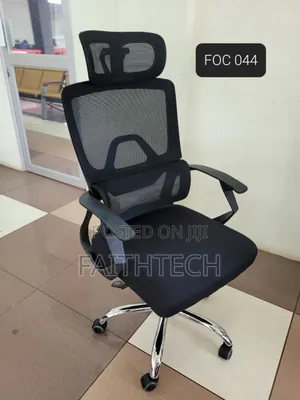 Orthopedic High Back Mesh Office Chair ~ Headrest