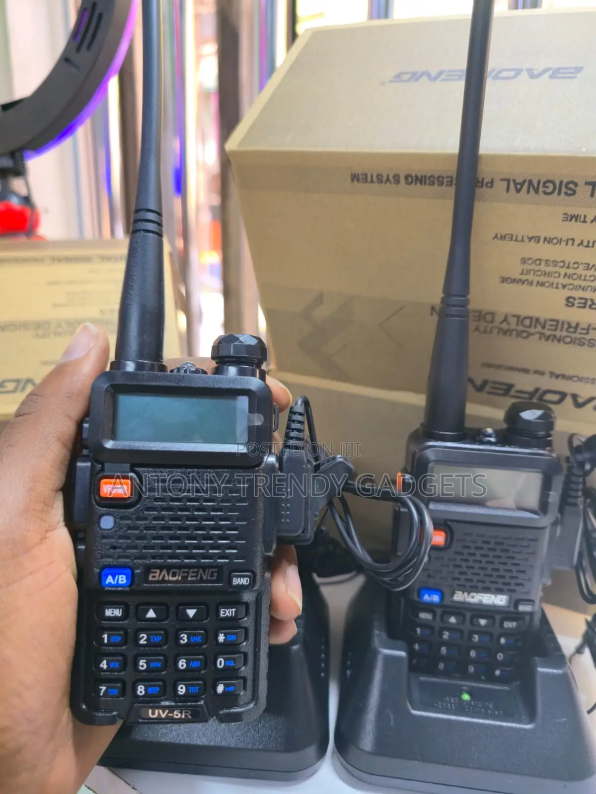 Baofeng Uv-5r Dual Band Security Walkie Talkie Radio