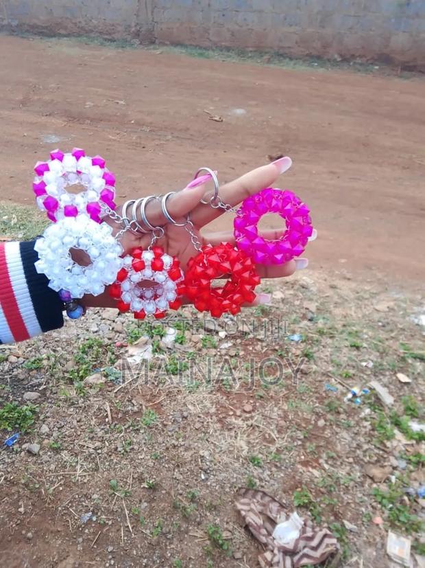 Round Beaded Keyholders - main view