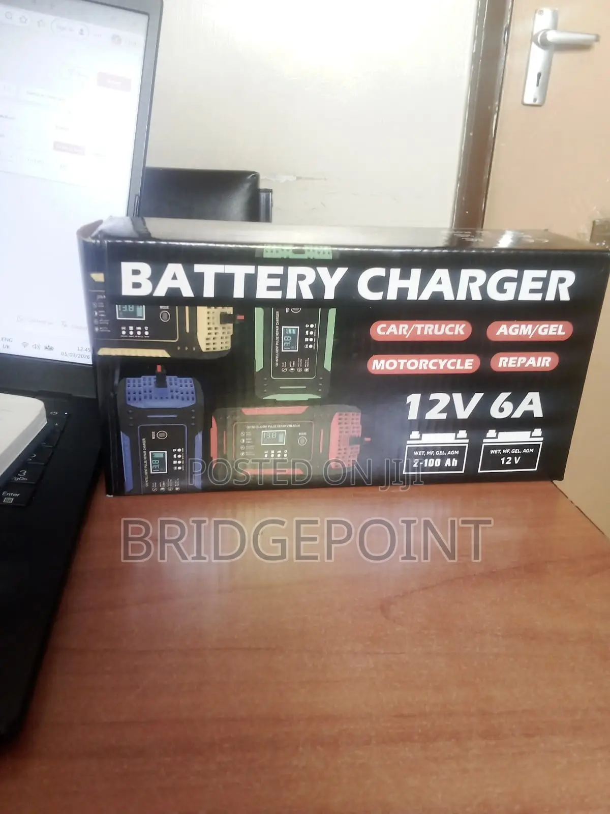 12v Intelligent Pulse Repair Charger Battery Charger + Maintainer