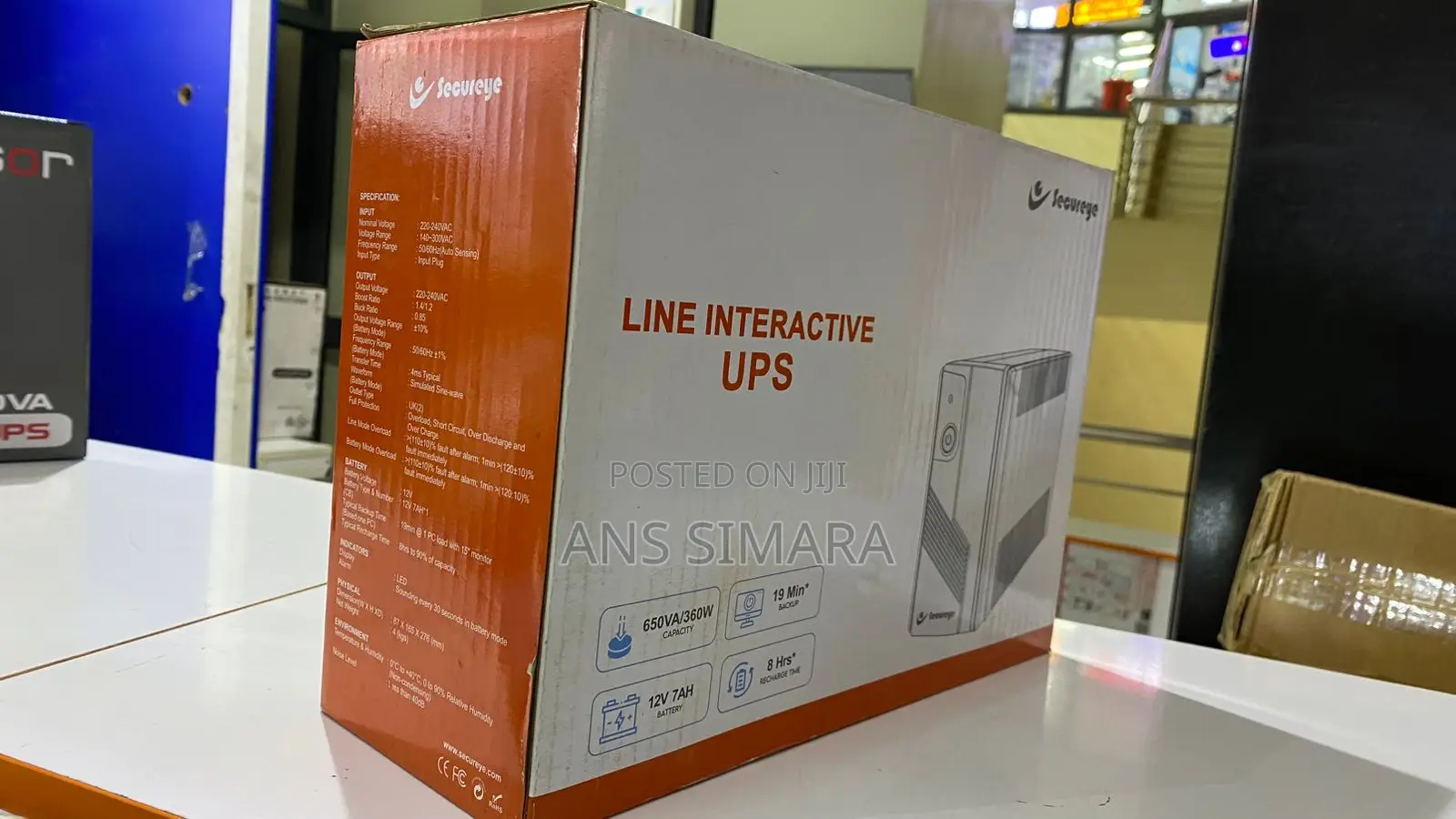 Secureye Line Interactive Ups 650va