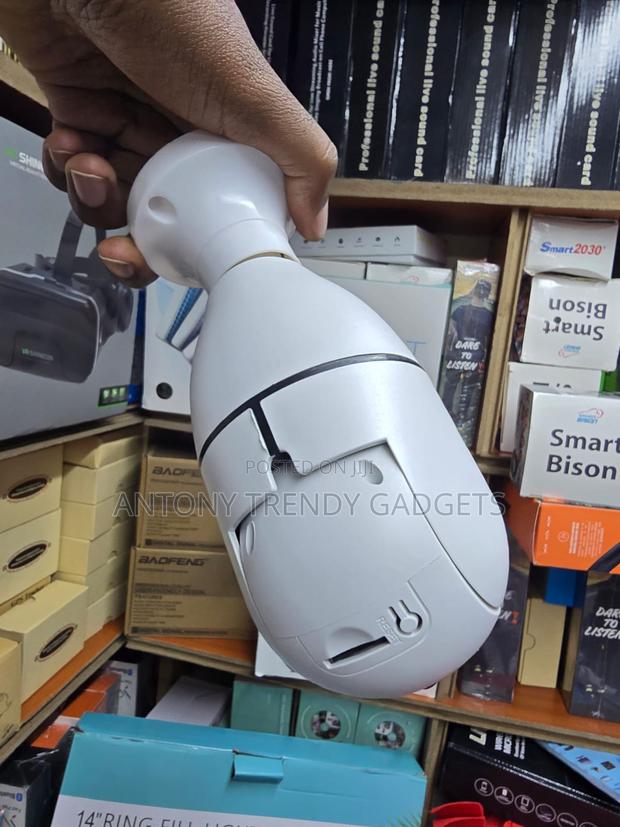 Smart Wifi Light Bulb Security Camera, Wi-fi Panoramic Bulb Camera