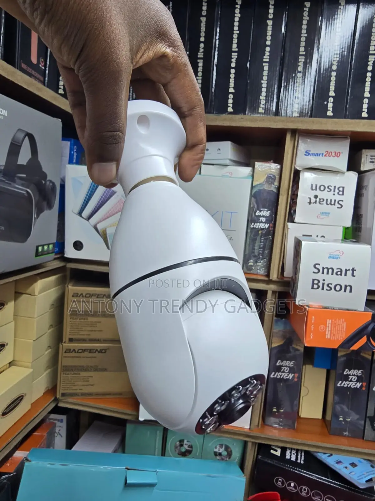 Smart Wifi Light Bulb Security Camera, Wi-fi Panoramic Bulb Camera