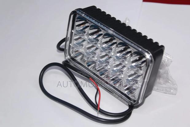 12v Led Motorcycle Headlight–Rectangular Auxiliary Driving Lamp