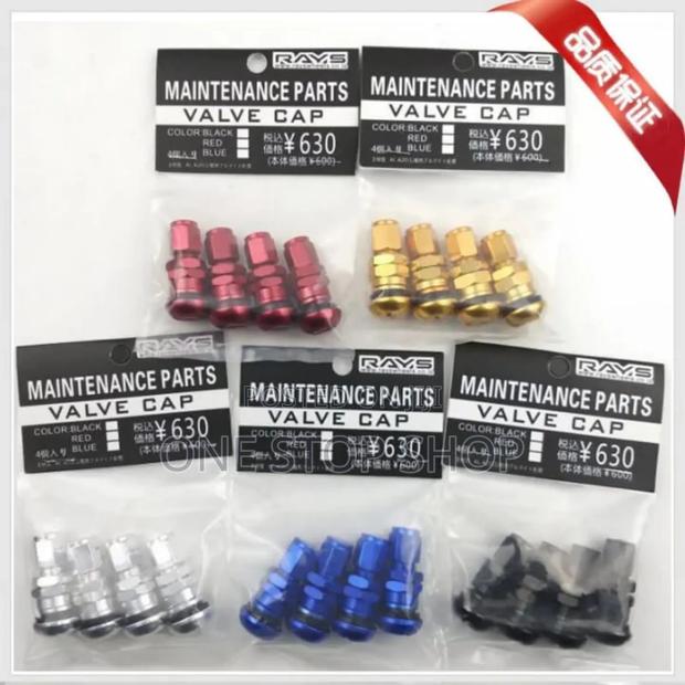 4pcs Stainless Hex Tire Valve in Different Colors