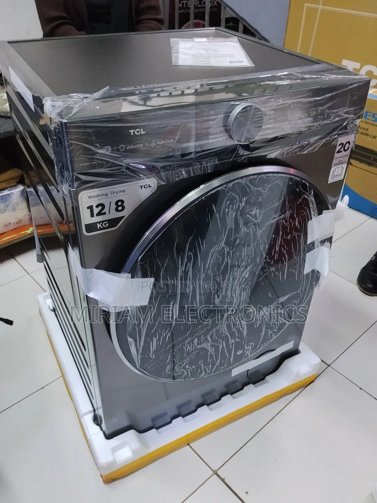 TCL C512wdg Washing Machine 12kg Washer 8kg Dryer Smart Dd Motor