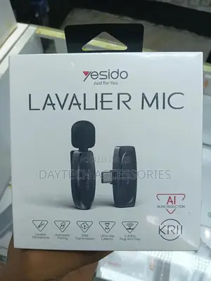 Yesido Kr11 Wireless Lavalier Microphone With Type-C Receiver.