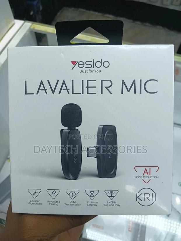 Yesido Kr11 Wireless Lavalier Microphone With Type-C Receiver. - thumbnail 2