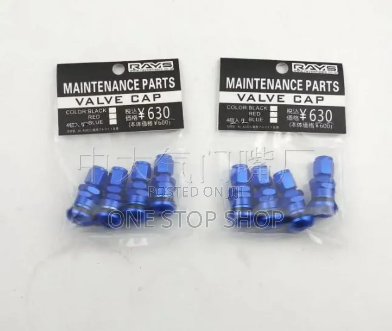 4pcs Blue Universal Tubeless Wheel Tyre Valve Stem