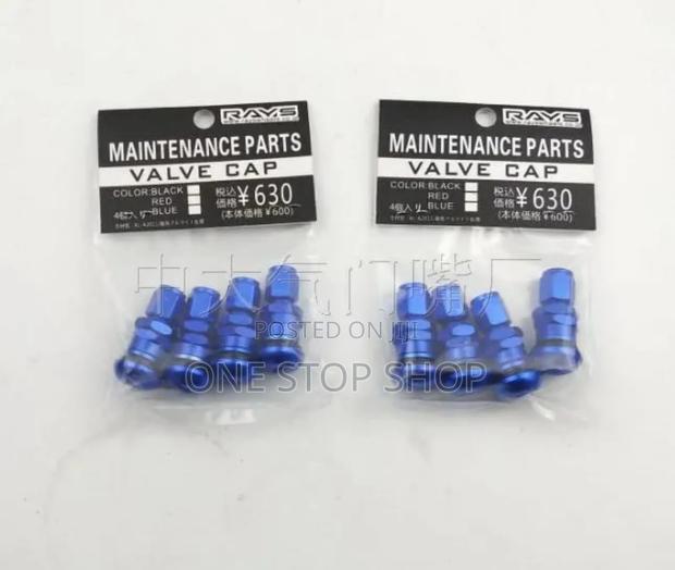 4pcs Blue Universal Tubeless Wheel Tyre Valve Stem