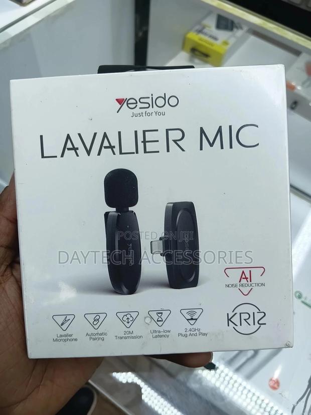 Yesido K-R-12 Wireless Lavalier Microphone for Lighting Devices - thumbnail 3