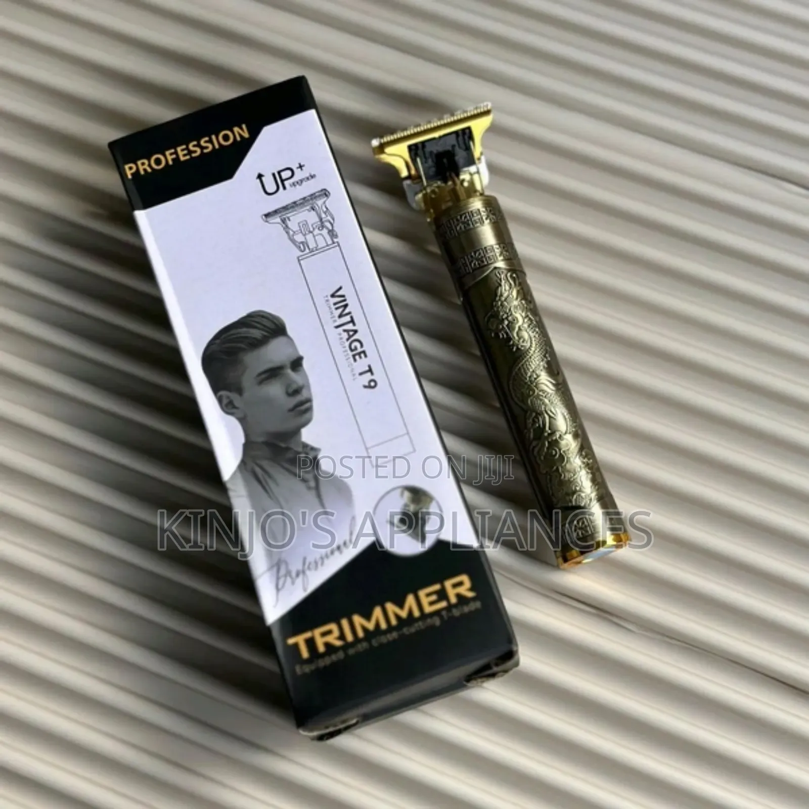 T9 Vintage Usb Rechargeable Cordless Hair Trimmer With Display