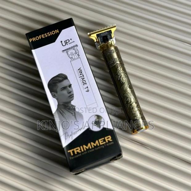 T9 Vintage Usb Rechargeable Cordless Hair Trimmer With Display
