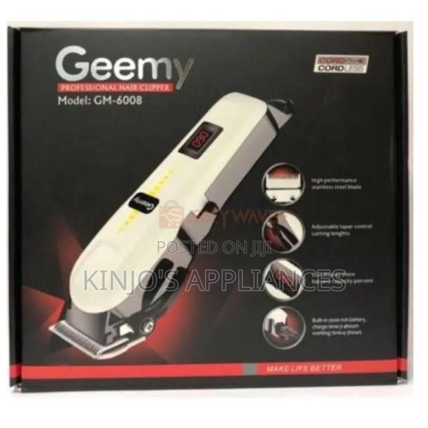 Cordless Rechargeable Geemy Shaver Gm-6008