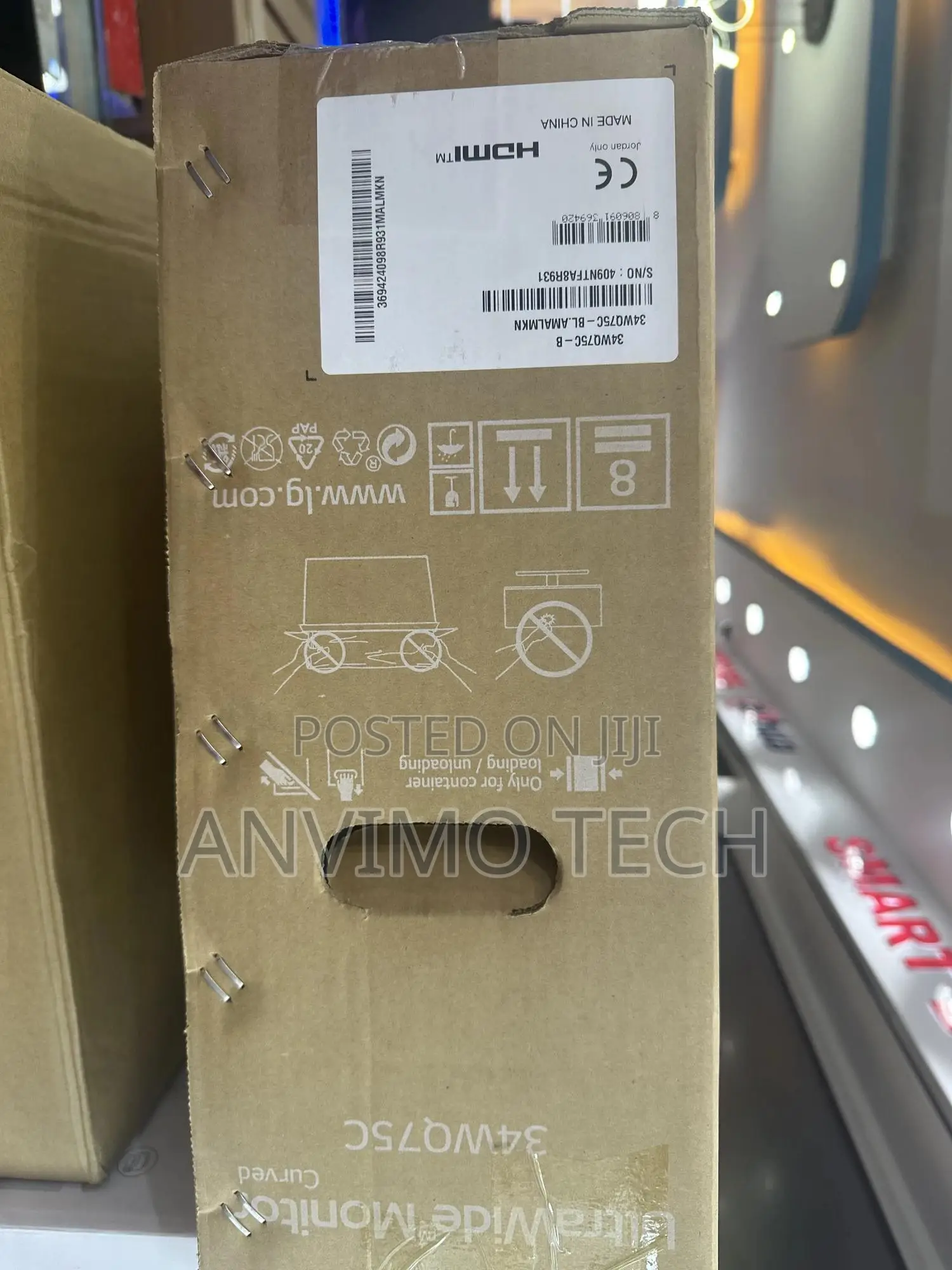 Lg 34” Monitor